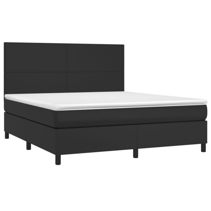 Łóżko kontynentalne WaszeMeble 160x200 cm czarna WM-3135831 1 szt.