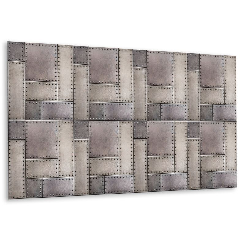 Panel samoprzylepny Tulup 100x50 cm Tekstura blachy 1 szt.