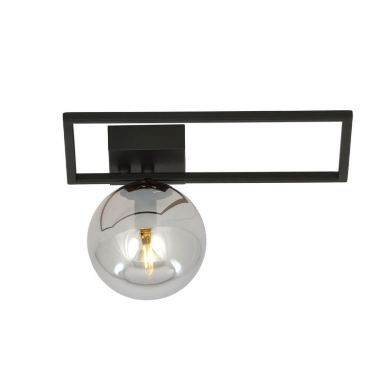 Lampa sufitowa Emibig Imago czarno-grafitowa wym: 21 x 30 cm 1xE14 x 10W 1 szt.