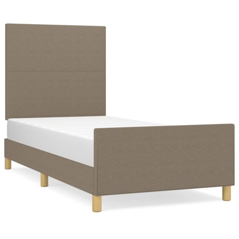 Łóżko tapicerowane WaszeMeble 100x200 cm Brązowe WM-3124875 1 szt.