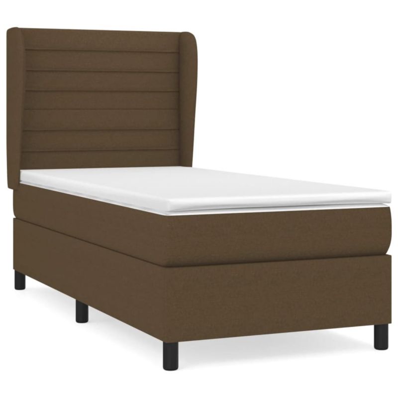 Łóżko kontynentalne WaszeMeble 80x200 cm brązowe WM-3128000 1 szt.
