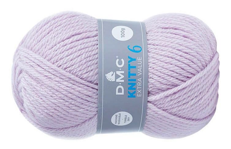 włóczka DMC KNITTY 6 kol. 719 / jasna lila