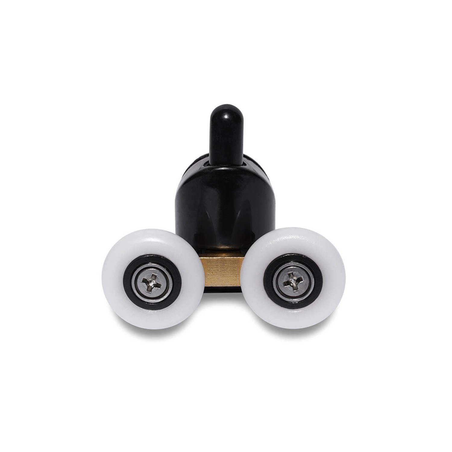 Rolki do drzwi kabiny górne czarne 2,3 cm 2 szt