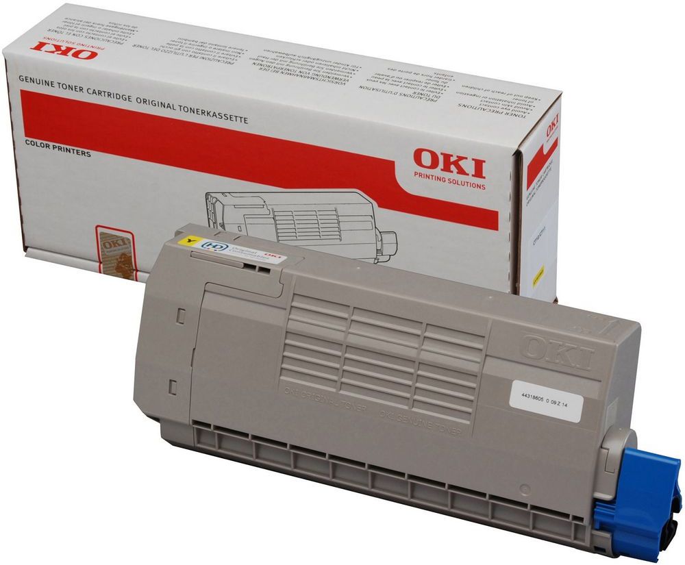 Toner Oki (44318605), 11500 stron, yellow (żółty)