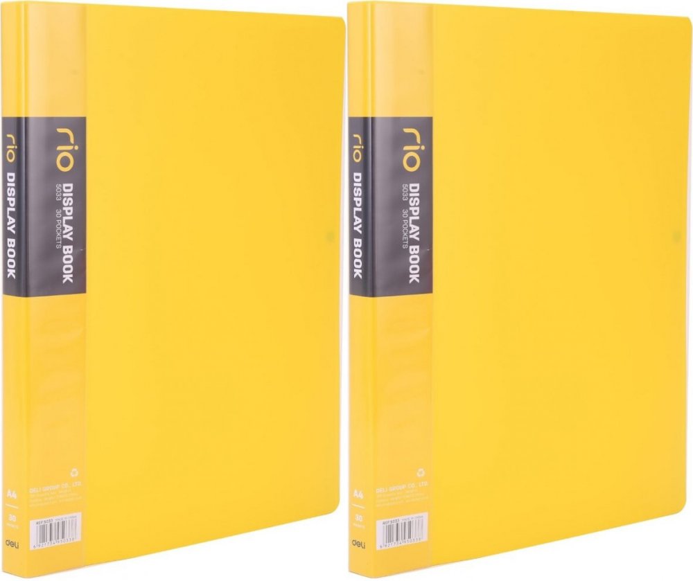 2x Album ofertowy Deli Rio, A4, 30 koszulek, żółty