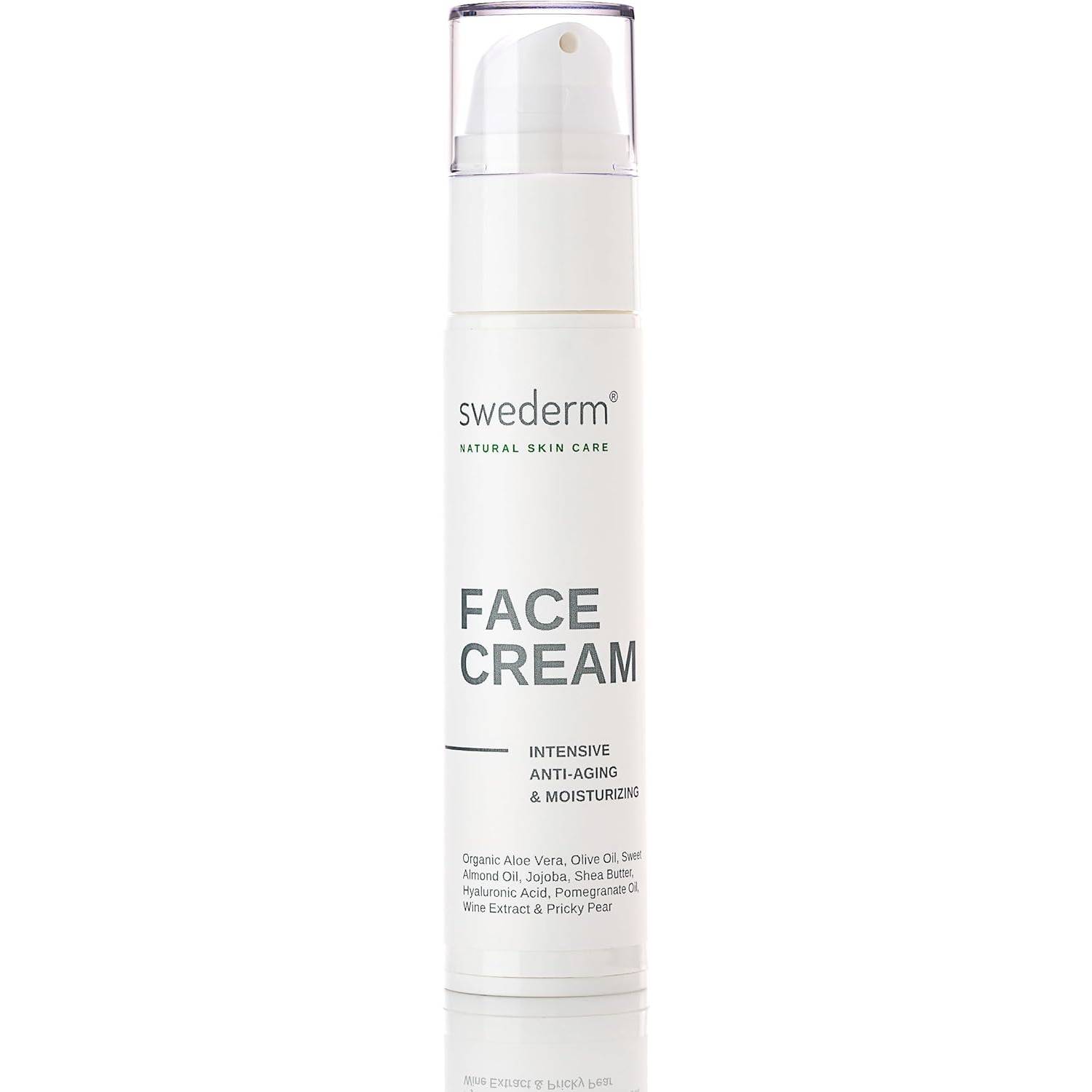 Swederm - face krem, krem do twarzy typu anti-aging, aloes + hyaluron, 50 ml