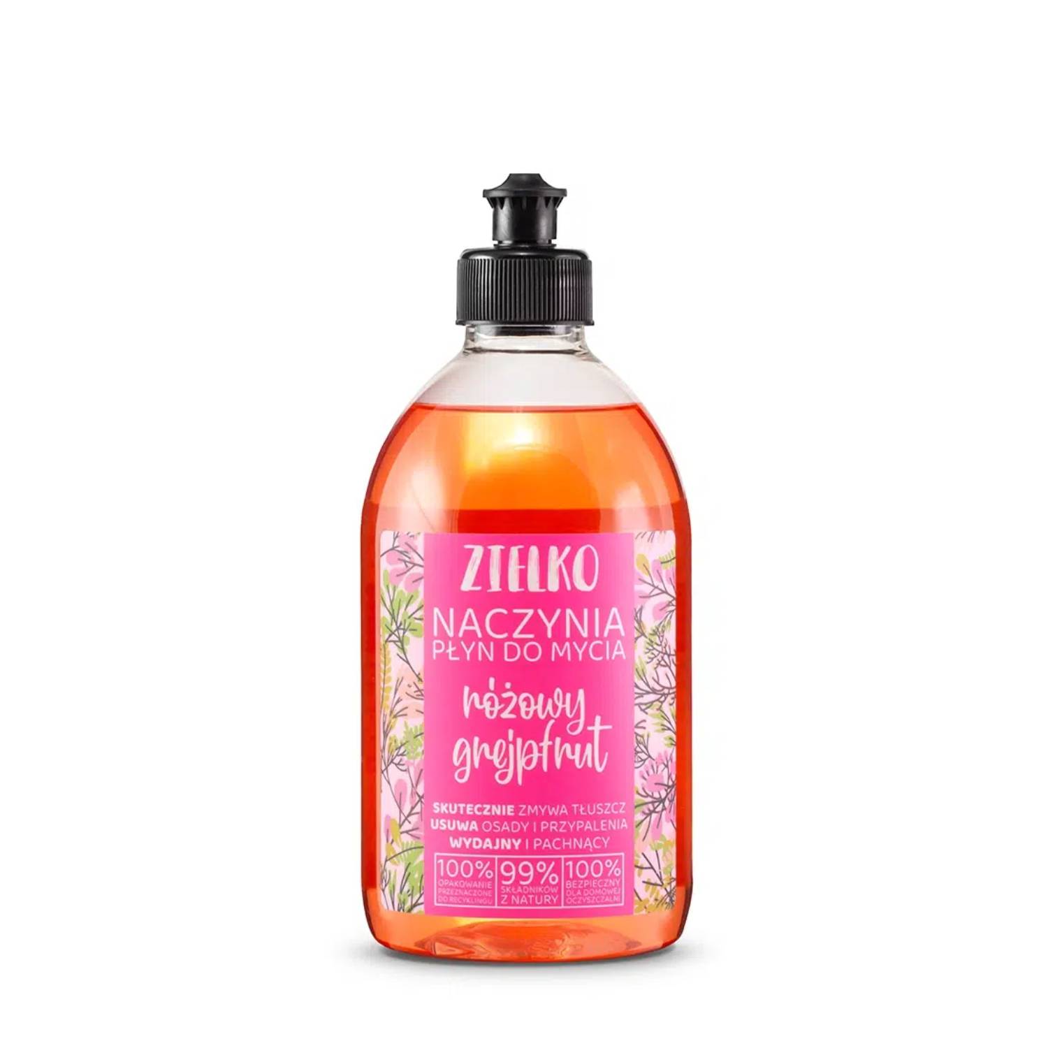 Sylveco zielko - płyn do mycia naczyń, różowy grejpfrut, 500 ml