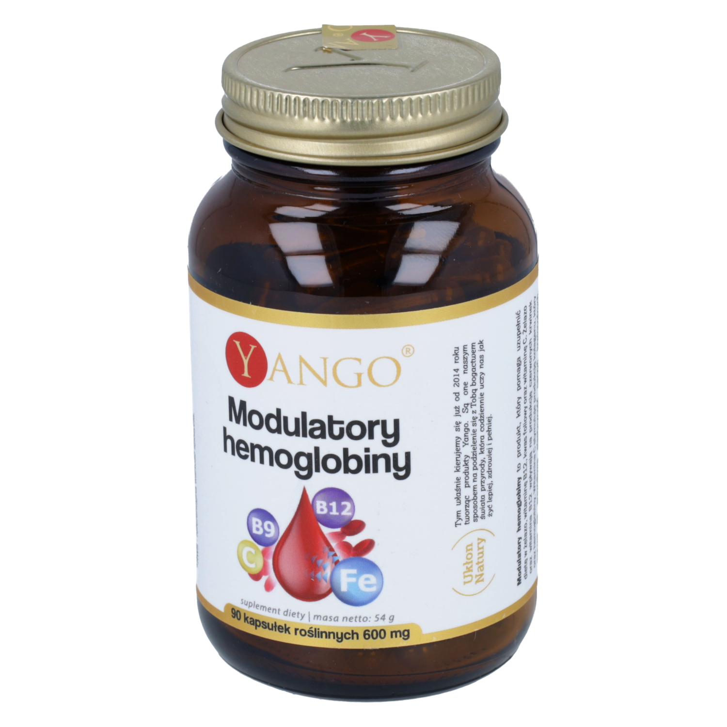 Yango modulatory hemoglobiny, 90 kapsułek