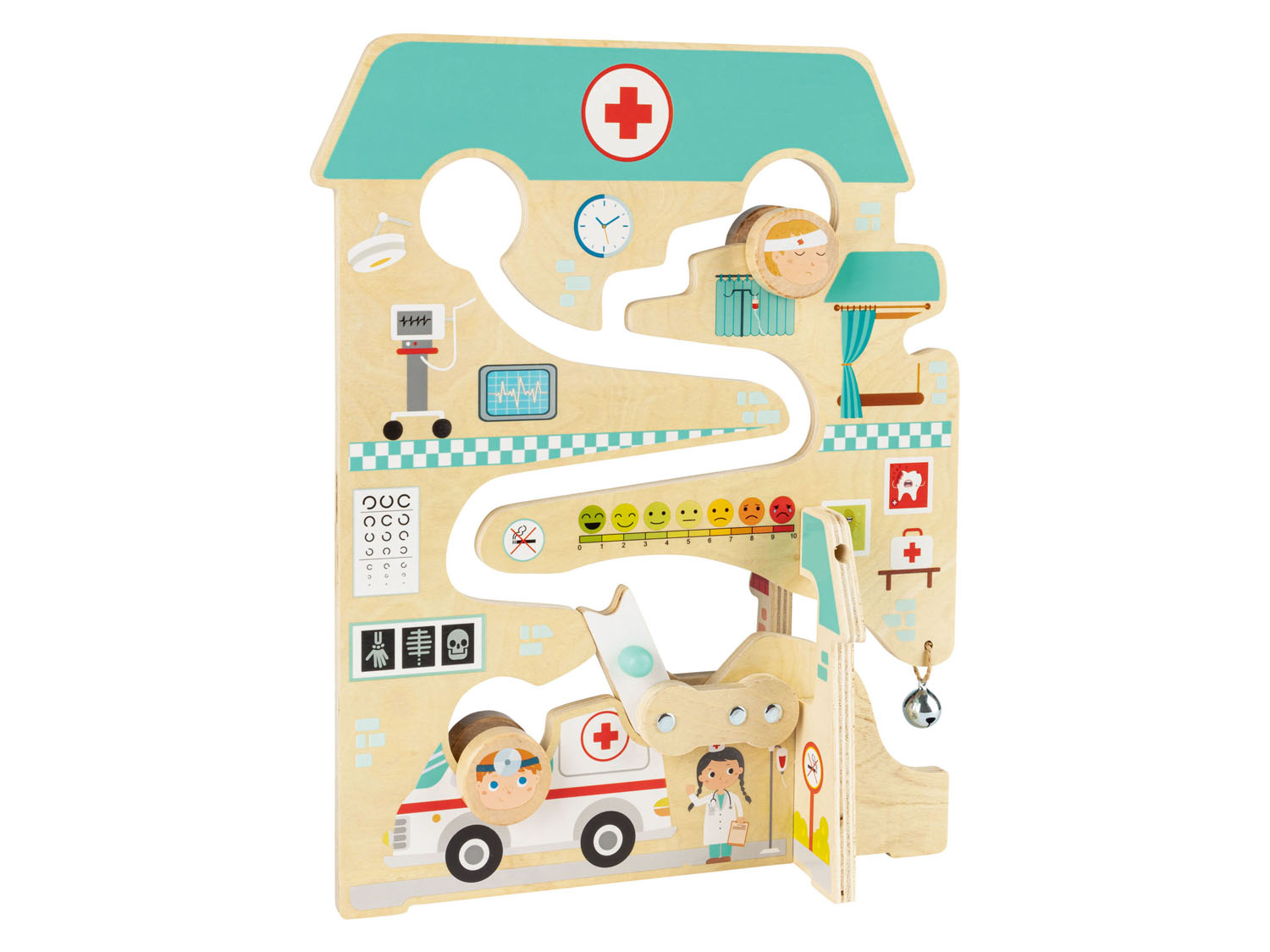 Playtive Gra labiryntowa, 1 szt. Straż pożarna i szpital