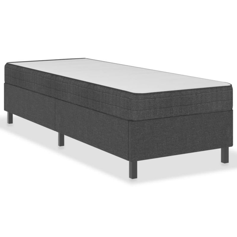 Łóżko kontynentalne WaszeMeble 90x200 cm ciemnoszare WM-3054721 1 szt.