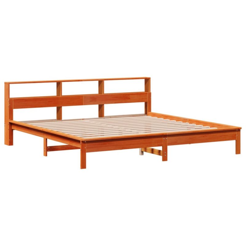 Łóżko drewniane WaszeMeble 180x200 cm brąz WM-3309730 1 szt.