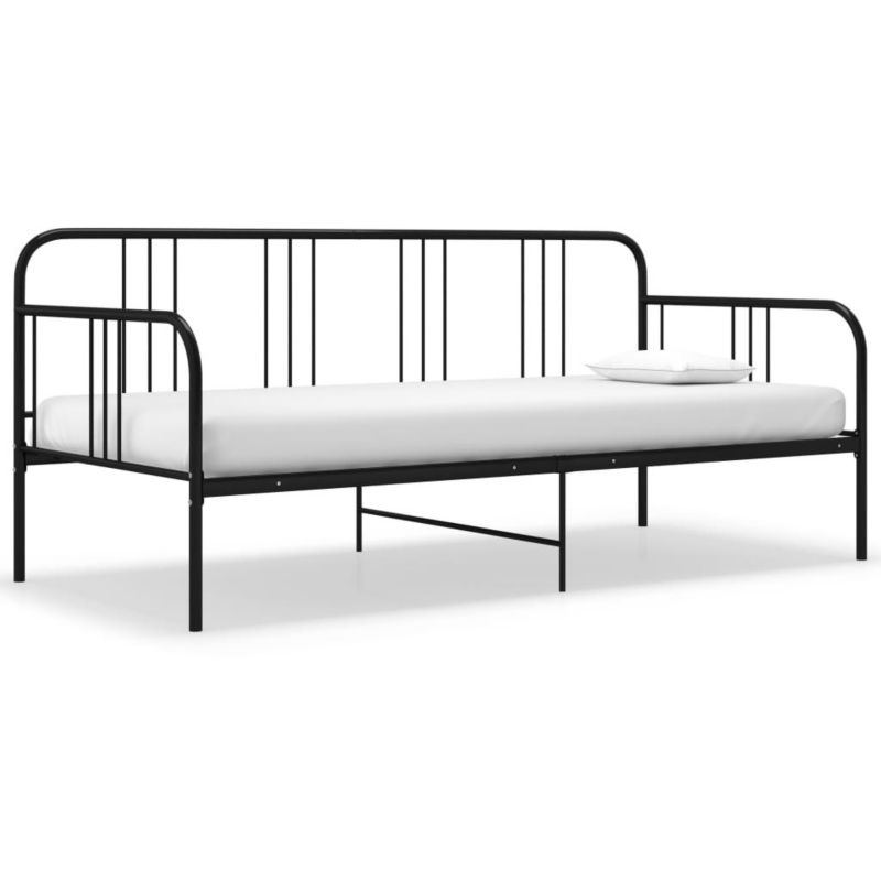 Łóżko metalowe WaszeMeble 90x200 cm czarna WM-324749 1 szt.