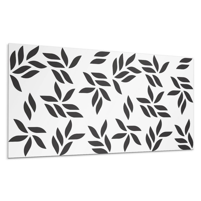 Panel samoprzylepny Wallfluent 100x50 cm Zielony liściasty wzór 1 szt.