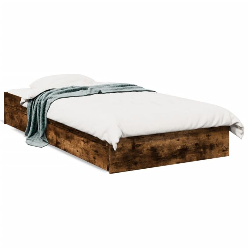 Łóżko drewniane WaszeMeble 100x200 cm brązowe WM-3280675 1 szt.