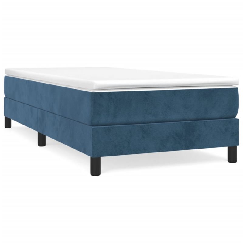 Łóżko kontynentalne WaszeMeble 90x190 cm niebieskie WM-3144307 1 szt.