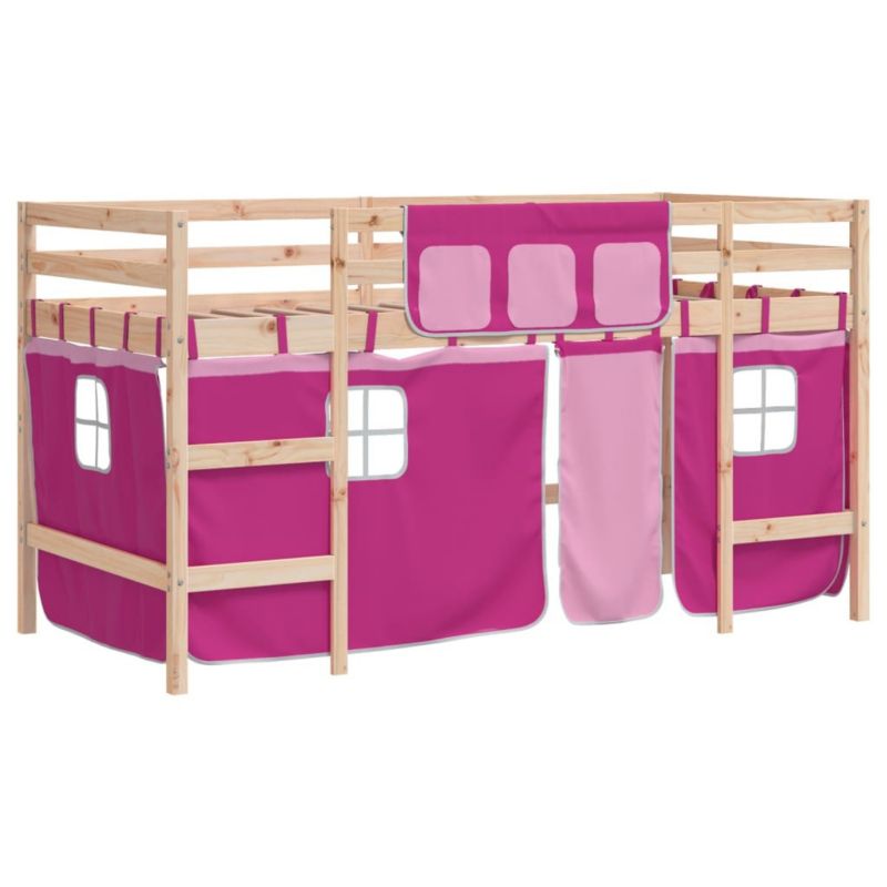Łóżko Dziecięce WaszeMeble 80x200 cm różowe WM-3206957 1 szt.