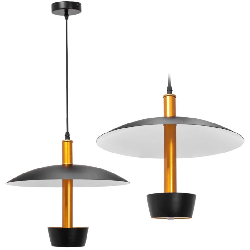 Lampa Sufitowa Wisząca Toolight App914-1Cp Czarny 1 Szt