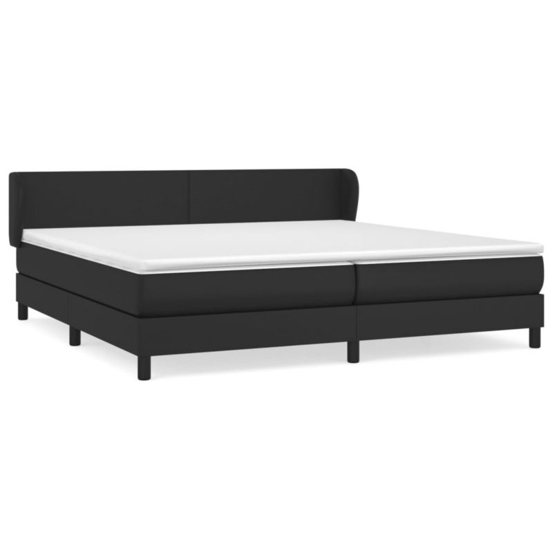 Łóżko kontynentalne WaszeMeble 200x200 cm czarne WM-3127211 1 szt.