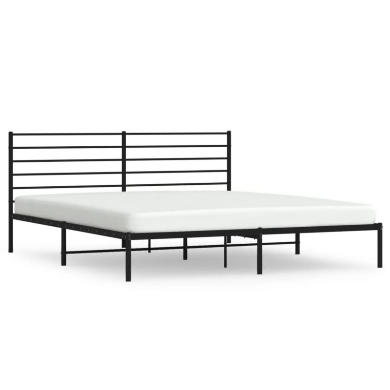 Łóżko metalowe WaszeMeble 180x200 cm czarna WM-352323 1 szt.