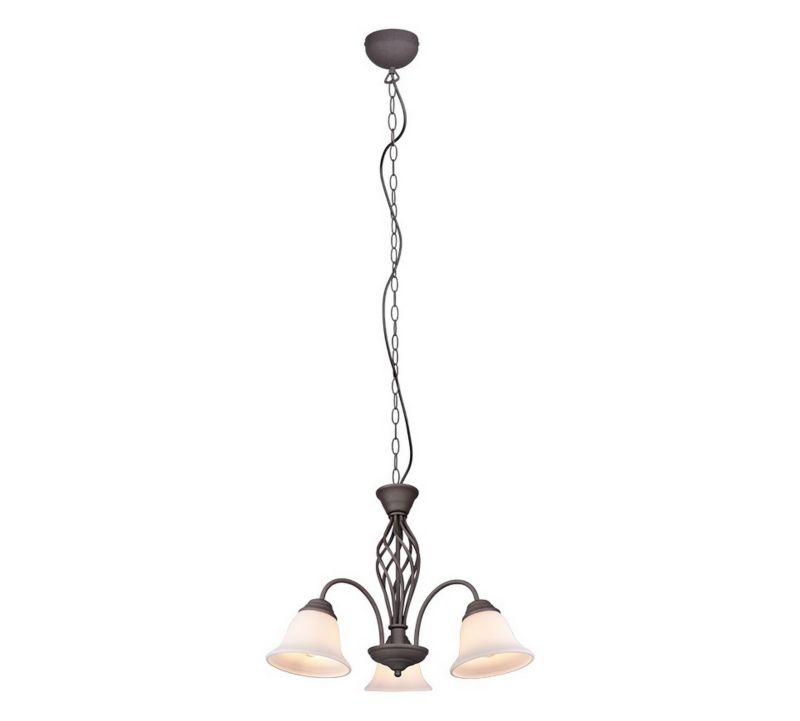 Żyrandol Trio Rustica patynowana miedź-biały wym: 150 x 55 x 55 cm 3xE14 x 1 szt.