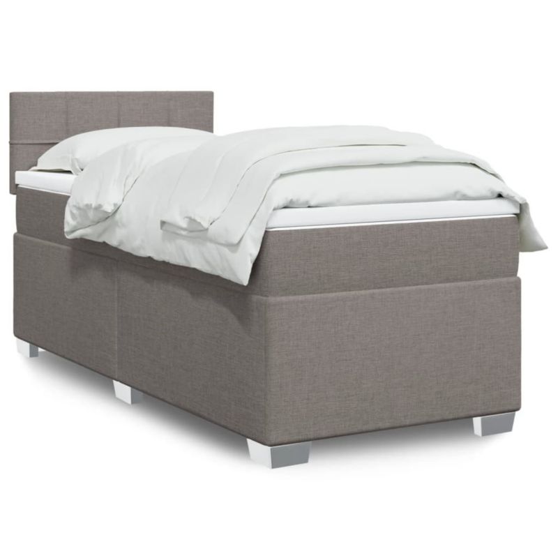 Łóżko kontynentalne WaszeMeble 90x190 cm Brązowe WM-3285747 1 szt.