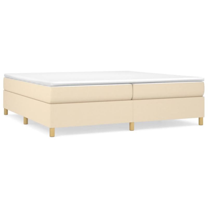 Łóżko kontynentalne WaszeMeble 200x200 cm kremowe WM-3144551 1 szt.