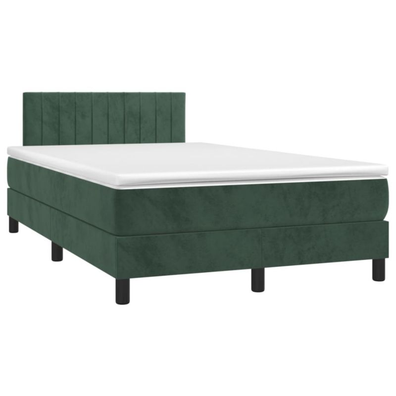 Łóżko kontynentalne WaszeMeble 120x190 cm ciemnozielone WM-3269852 1 szt.