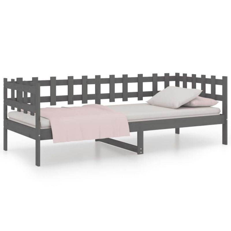 Łóżko dzienne WaszeMeble 80x200 cm szare WM-820753 1 szt.