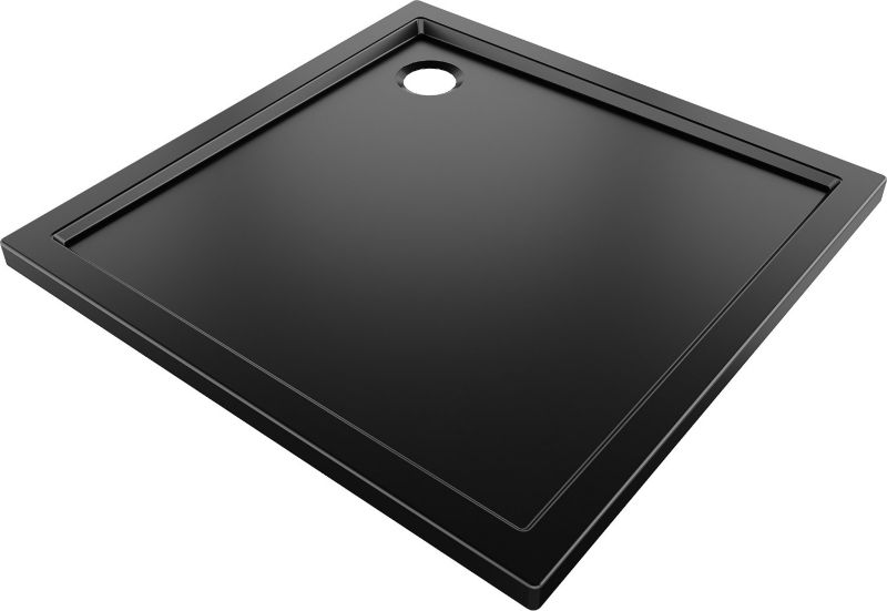 Brodzik kwadratowy Mexen Flow czarny 110x110 cm 1 szt.