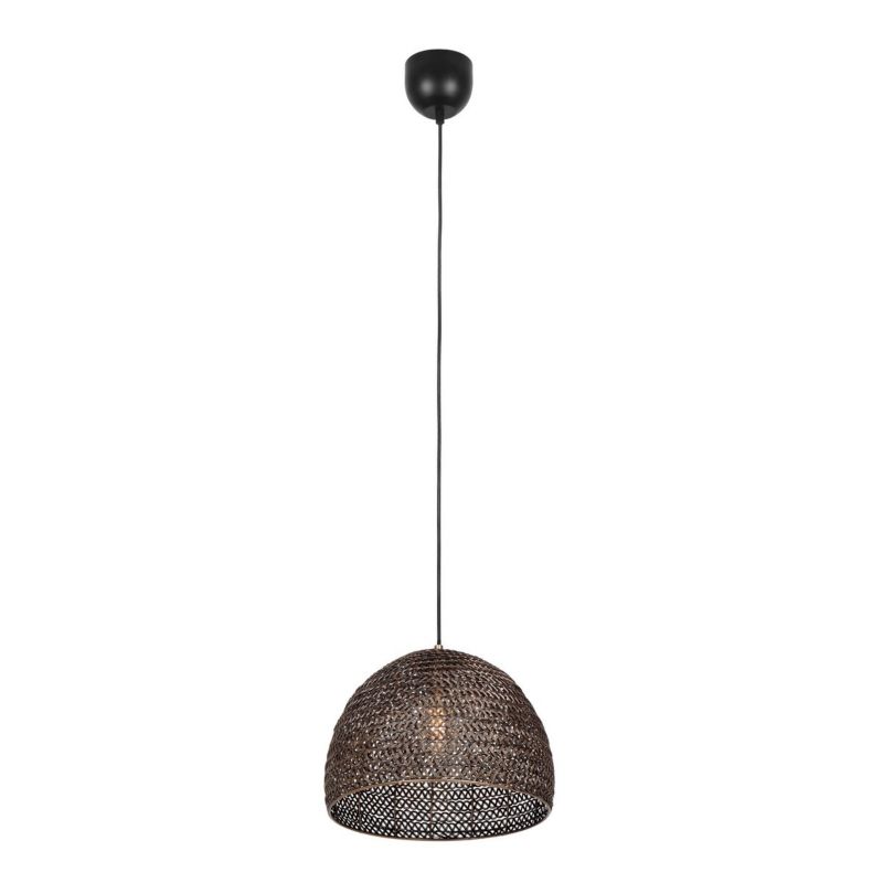 Lampa wisząca Trio Kamara 7344 patyna-złota-czarna nowoczesna 1xE27 x 1 szt.