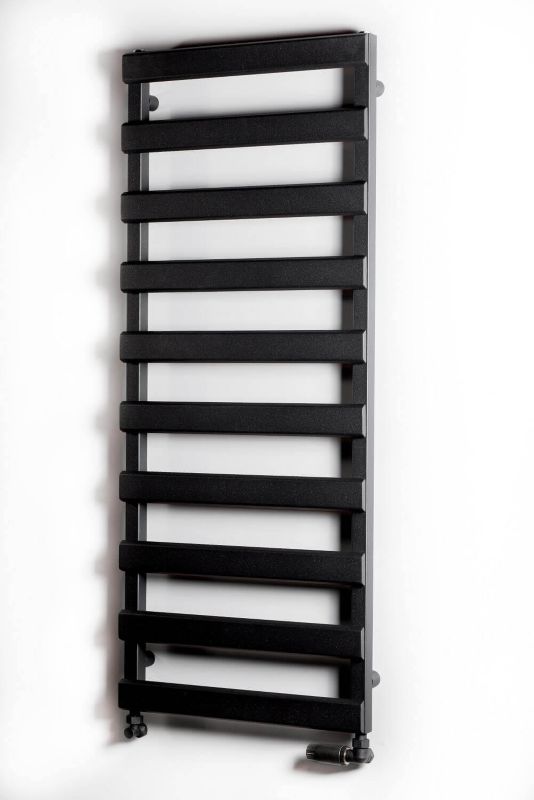 Grzejnik łazienkowy LUXRAD Scala New 1230 x 500 mm czarny mat str. 546W 1 szt