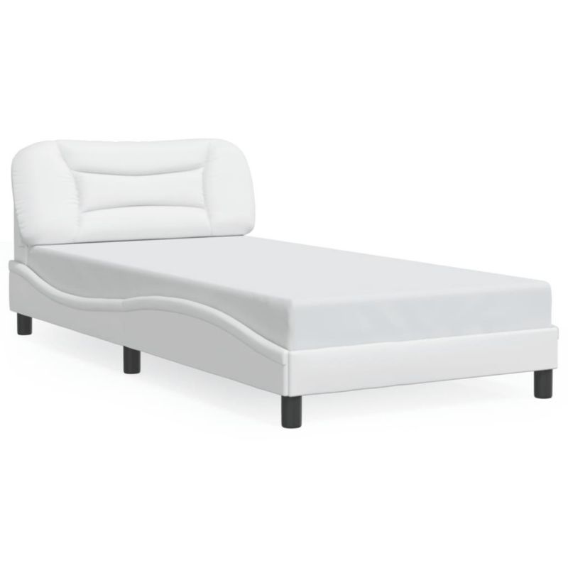 Łóżko tapicerowane WaszeMeble 100x200 cm biała WM-3207982 1 szt.