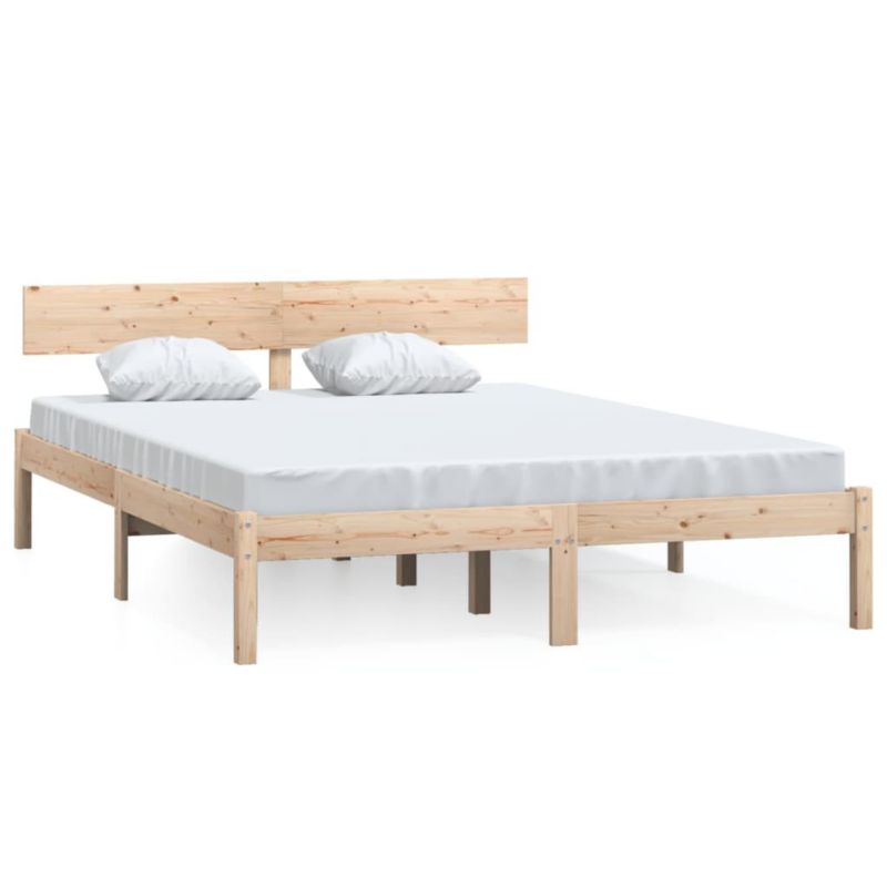 Łóżko drewniane WaszeMeble 120x190 cm brązowe WM-810117 1 szt.