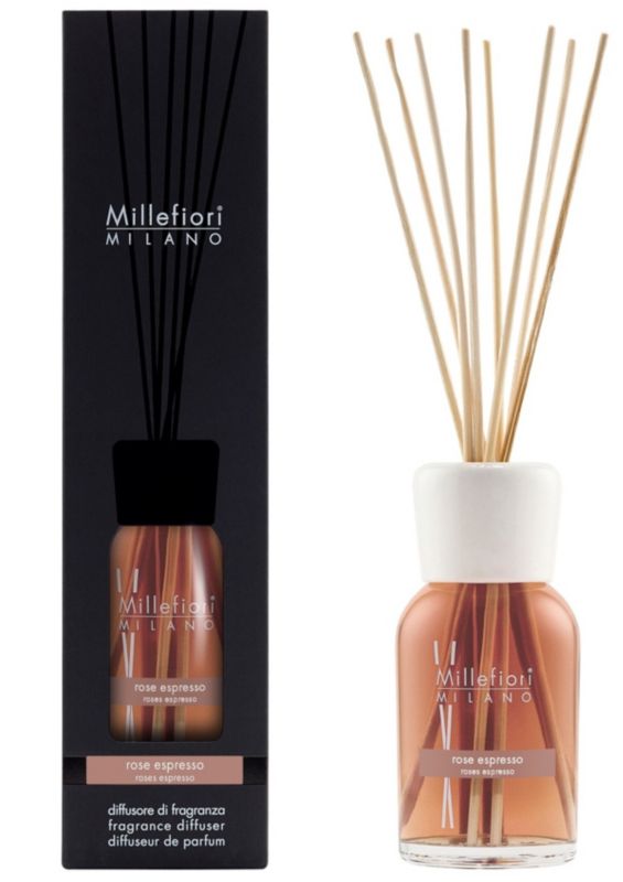 Dyfuzor pałeczki zapachowe MILLEFIORI Milano ROSE ESPRESSO 250ml