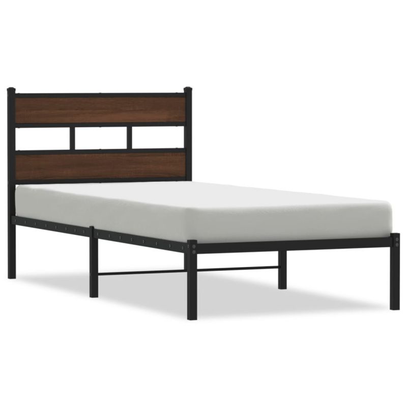 Łóżko metalowe WaszeMeble 80x200 cm brązowy WM-4017142 1 szt.
