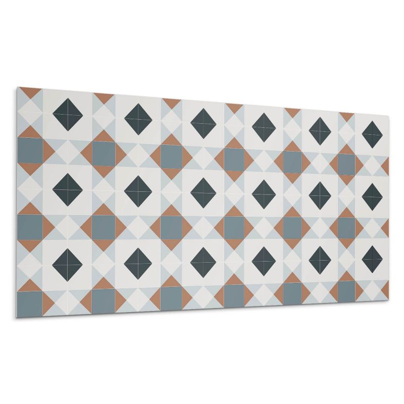 Panel samoprzylepny Wallfluent 120x60 cm Wzór kafli w kształtach geometrycznych 1 szt.