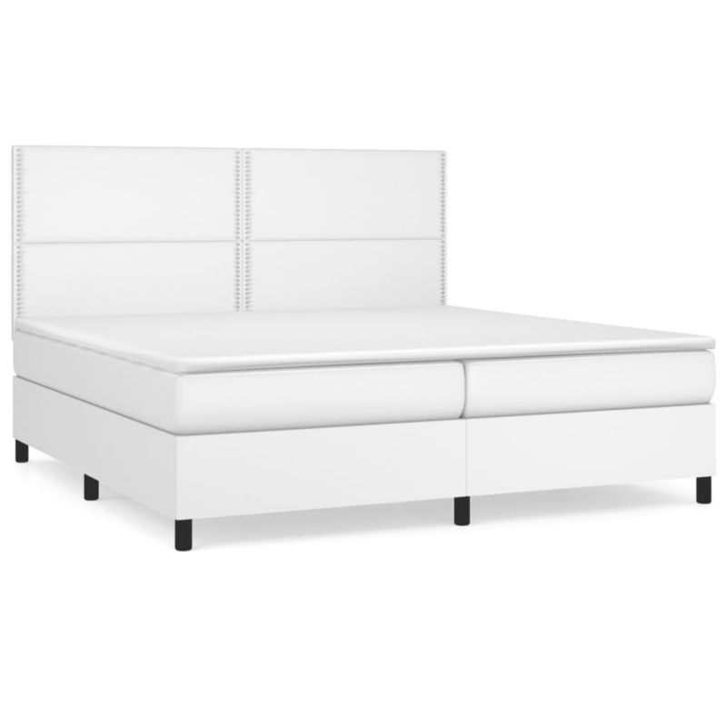 Łóżko kontynentalne WaszeMeble 200x200 cm białe WM-3142804 1 szt.