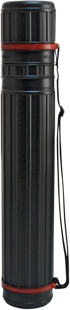 Tuba regulowana, Leniar, 75-135x12.5cm, czarny