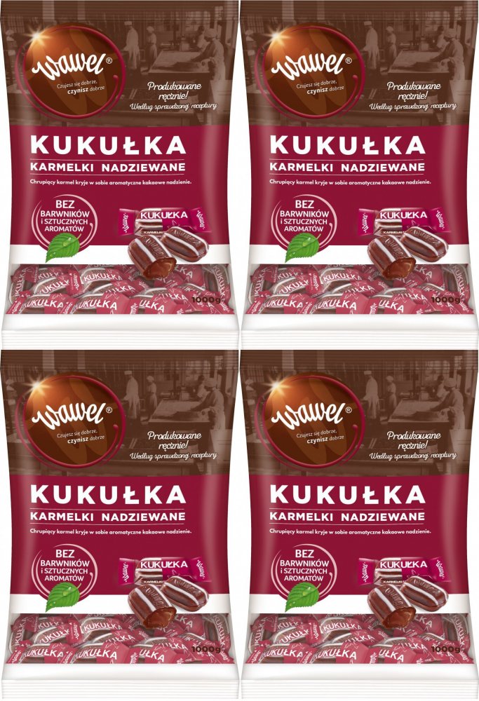 4x Karmelki Kukułki Wawel, 1kg