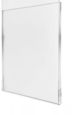 Tabliczka informacyjna cenówka Artcop, 10x2cm, plexi, bezbarwny