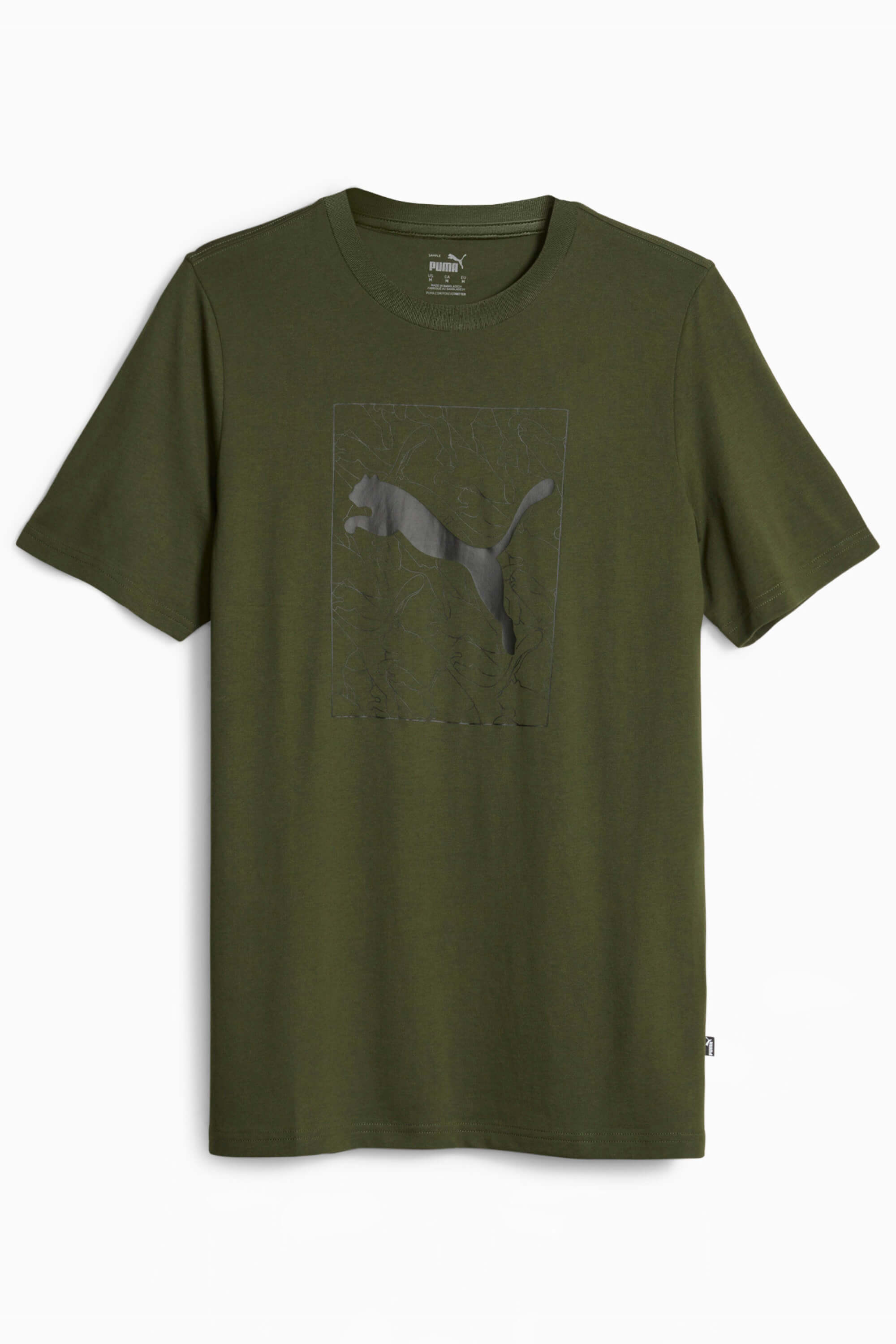 Koszulka Puma Graphics Cat - Zielony