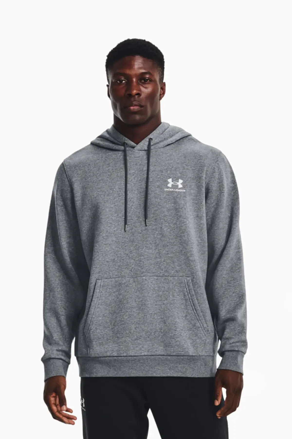 Bluza z kapturem Under Armour Essential Fleece - Szary
