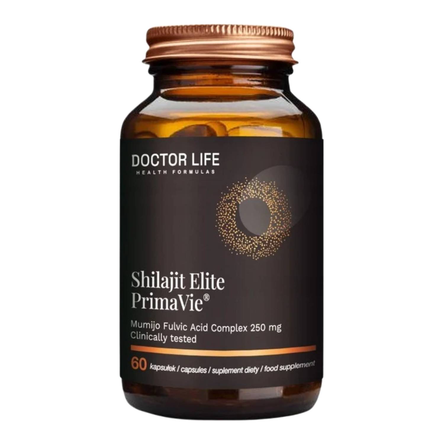 Doctor life shilajit elite primavie, 60 kapsułek