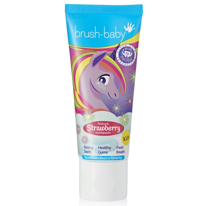 Brush-baby - pasta do zębów, truskawkowa, od 3 roku życia, 50 ml