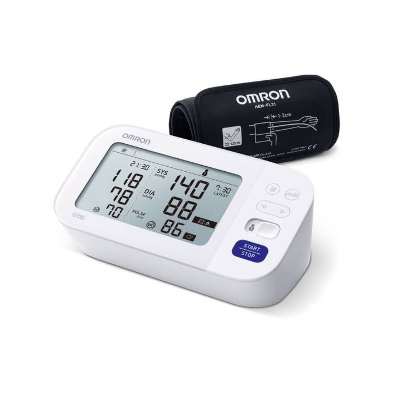 Omron ciśnieniomierz automatyczny naramienny, m-6 comfort hem-7360-e, 1 sztuka