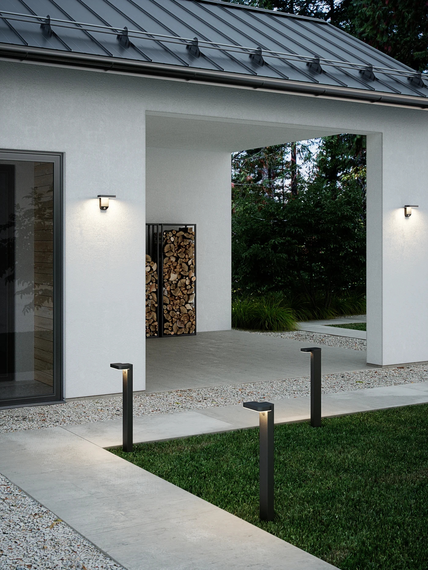 Nordlux Rica kinkiet solarny 1x5 W czarny 2118161003 - Wysyłka w 24h