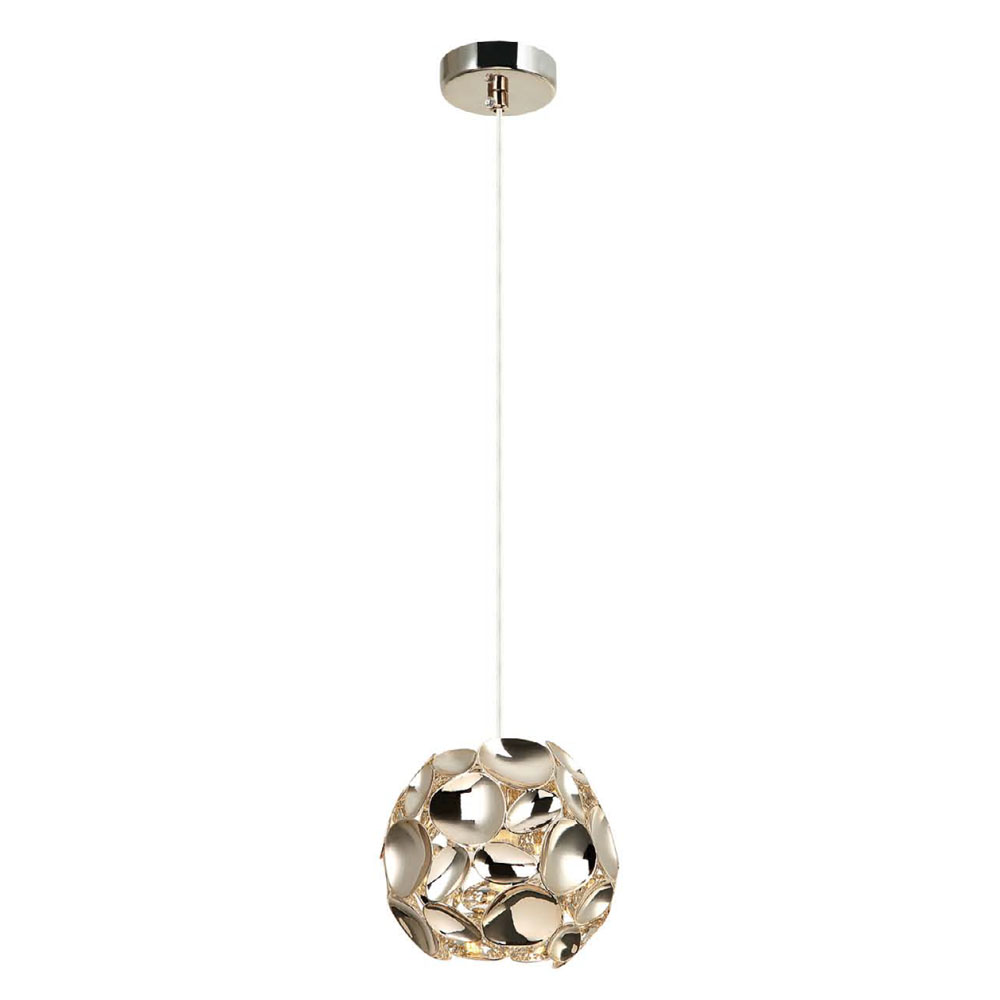 Open Design Carera Cromo S lampa wisząca 1x7W złota OR80193