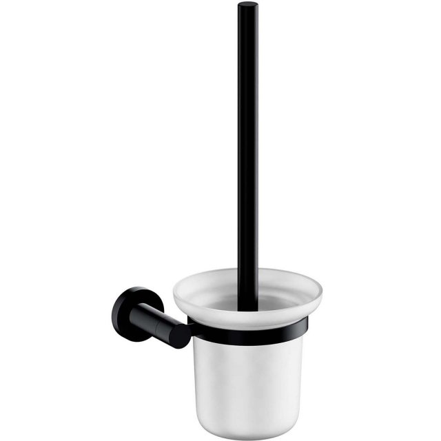 OMNIRES Szczotka WC wisząca MODERN PROJECT czarny mat MP60620BL
