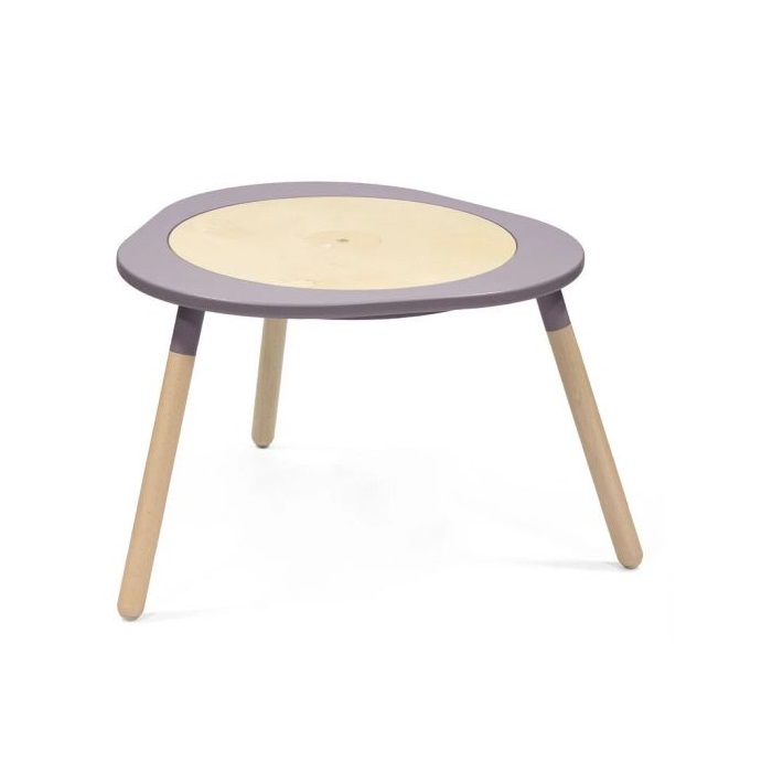 Stokke MuTable V2 - stolik do zabawy + krzesełko-Lilac-Krzesełko Storm Grey