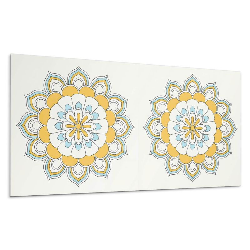 Panel samoprzylepny Wallfluent 120x60 cm Wzór mandali z kwiatowymi akcentami 1 szt.